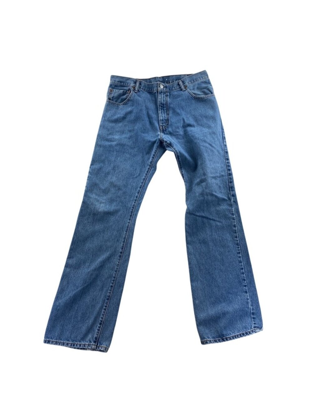 Levis 517 Jeans Mens 36x34 Blue Denim Cotton Bootcut Leg Relaxed Fit Casual